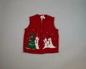 Polite Snowmen-Small Christmas Sweater