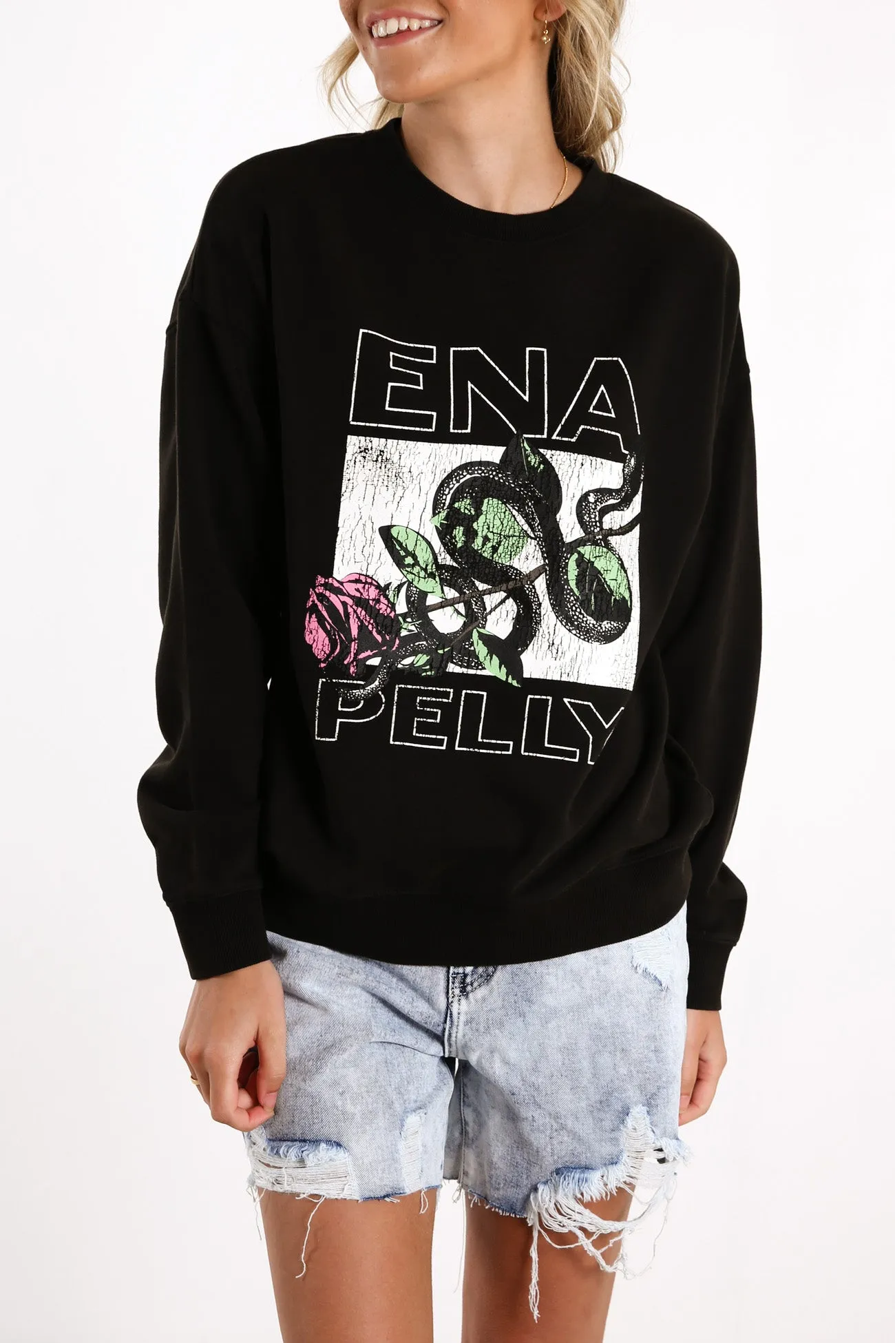 Snake Rose Sweatshirt