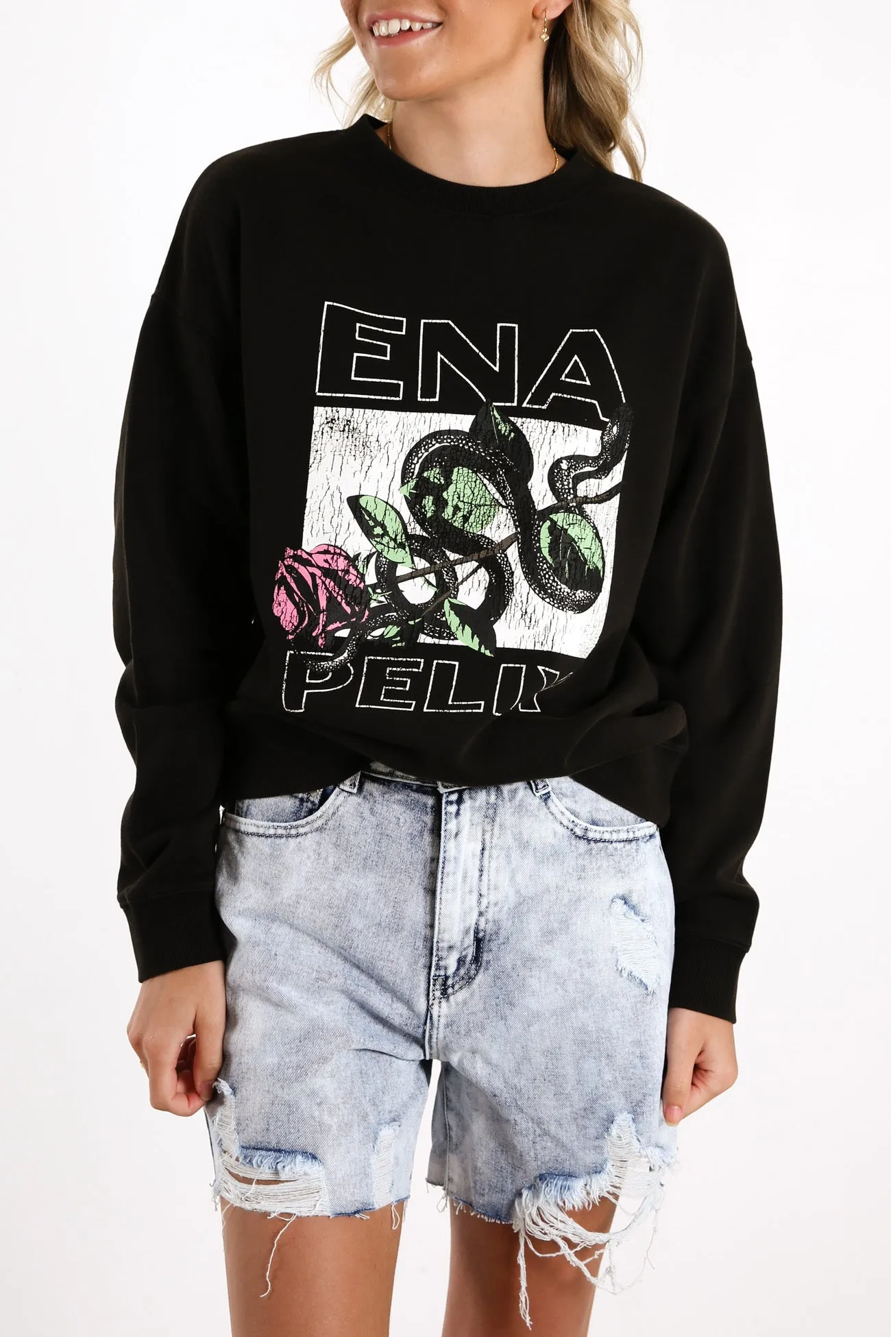 Snake Rose Sweatshirt