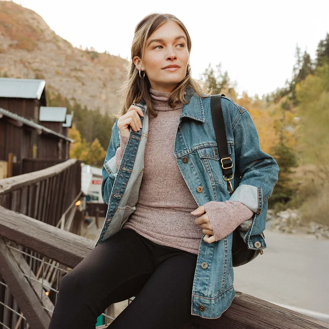 Tatum Turtleneck, Pink