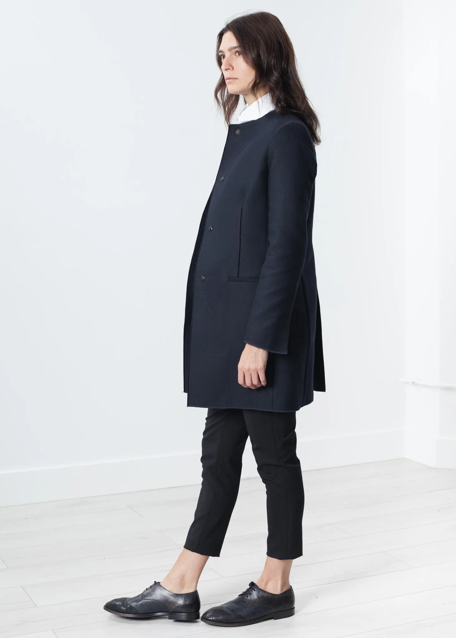 Tessuto Jacket in Navy -UEB