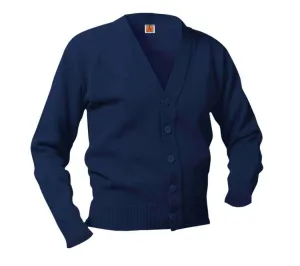 V-Neck Cardigan, No Pockets Color: Navy