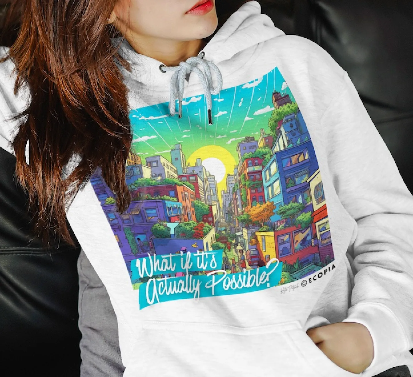 What if It's Actually Possible? Classic Unisex Pullover Hoodie | White   Colors